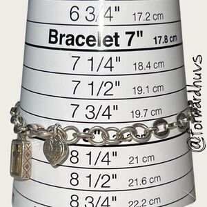Bundle Sale 3 for $15 | 8” Adjustable Silver Tone Metal Charm Bracelet